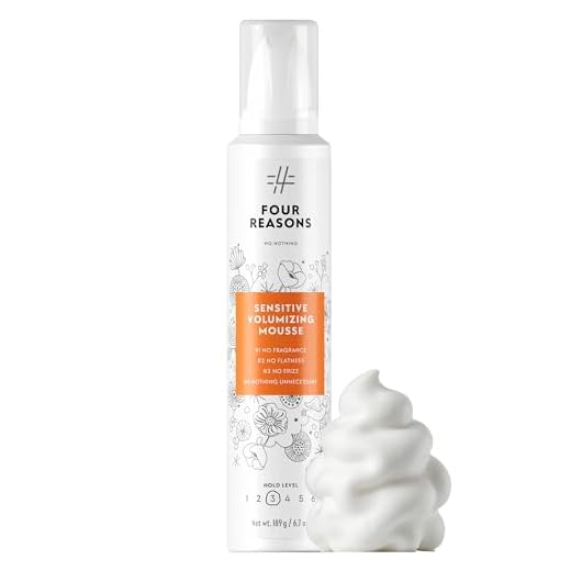 No nothing Very Sensitive Strong Mousse - Fragrance Free, Hypoallergenic, Alcohol Free, Unscented Styling Mousse for Volume - Gluten Free, Soy Free, Paraben Free - 6.8 oz (Strong Mousse)