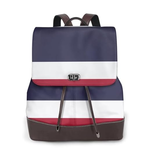 Stylish Women's Thailand Flag Print Backpack