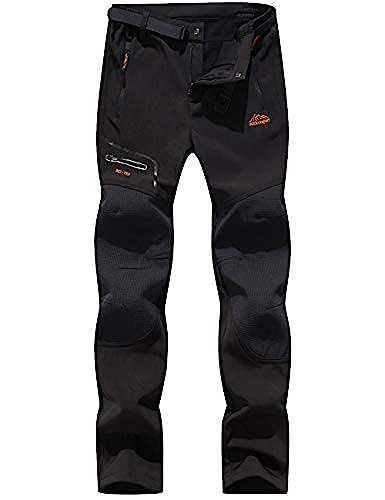 image for BenBoy Women's Outdoor Waterproof Windproof Fleece Slim Cargo Snow Ski