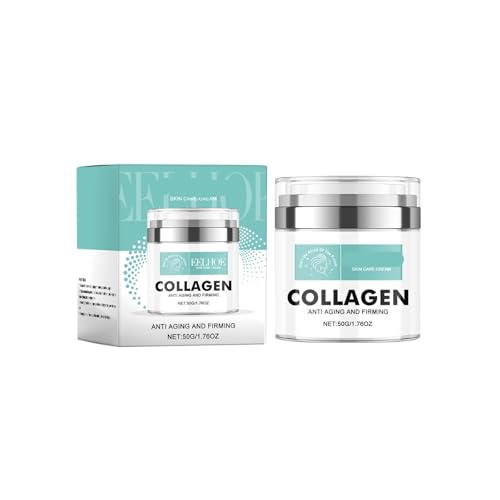 Crema Facial De Colágeno: Hidratación Profunda, Reafirmante Y Antienvejecimiento. Hidratante Diario For Reafirmar El Contorno La Piel. Fórmula Suave(3PCs)