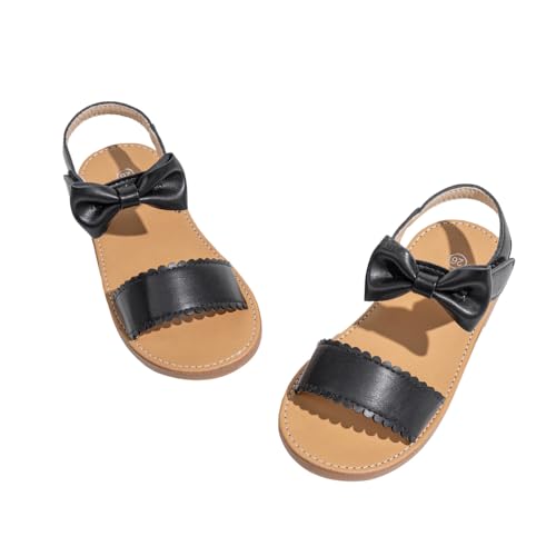 Image of Boys Girls Sandals Open Toe Breathable Princess Non-Slip Flats Summer Beach Lightweight Rubber Sole Sandals (Toddler /Little Kid)