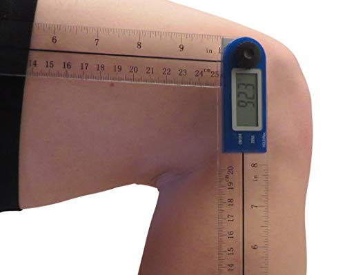 Medigauge Electronic Digital Goniometer for Orthopaedics, Orthopedics, Chiropractic, Sports Medicine, Animal Science, Occupational Therapy OT, Physical Therapy PT, Research