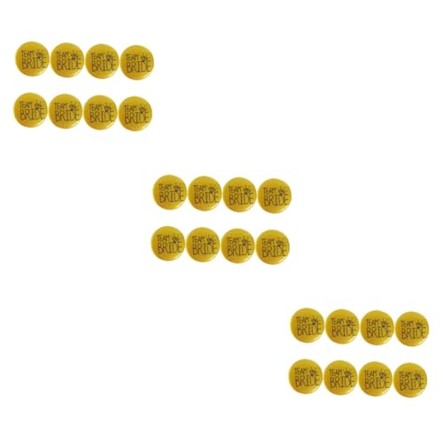 GALPADA 24 Piezas de despedida de soltero bachelorette party despedida de solteira Ideas para la despedida de soltera insignia de la boda de la novia broches para vestidos