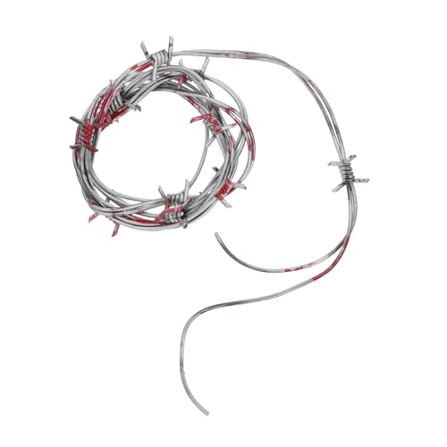 ULTECHNOVO Barbed Wires Ornaments Fake Barbed Wires Artificial Barbed Wires Barbed Wires Props Party Favor Party Barbed Wires Barbed Wires Decor Barbed Wires Fake Decoration Wire Props