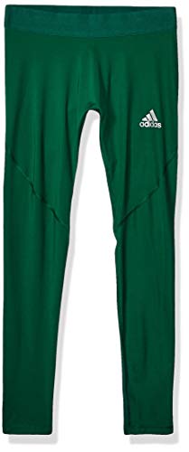 Image of adidas Men's Mid Rise Alphaskin Long Slim Fit Tight Training Pants