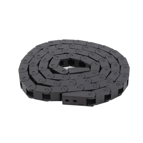 Nylon Energy Drag Chain Black 7x7mm Reinforced PA66 Wear Resistant High Temperature Resistant Quiet Operation for 3D Pri