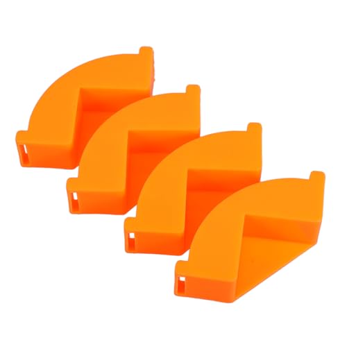 Uonlytech 4pcs Picture Frame Corner Clamps 90 Degree Clamps For Woodworking Carpenter Positioning Squares Red Clamping Squares Cabinet Clamping Tool Orange