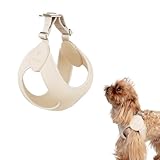 BuddyArmor Ultra Comfortable Dog Harness Adjustable Soft Dog Vest, Alloy Buckle Closure Lightweight Stretchy Puppy Harness Step in for Small Sized Dogs Walking Training (Linen, 4XS)