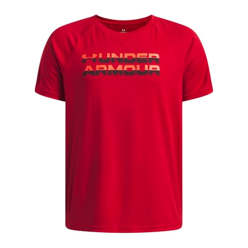 T-Shirt Under Armour Tech Garçon idéal pour l'école et les entraînements de football