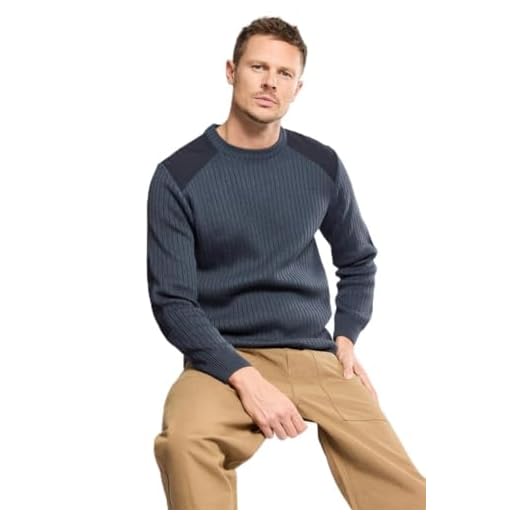 Armor Lux Pull Esprit Militaire en Laine