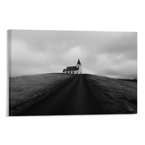 Islande impression sur toile 60x90cm pour déco salon