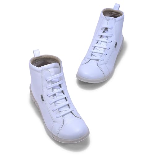 Image of Woodland Women White Sneakers