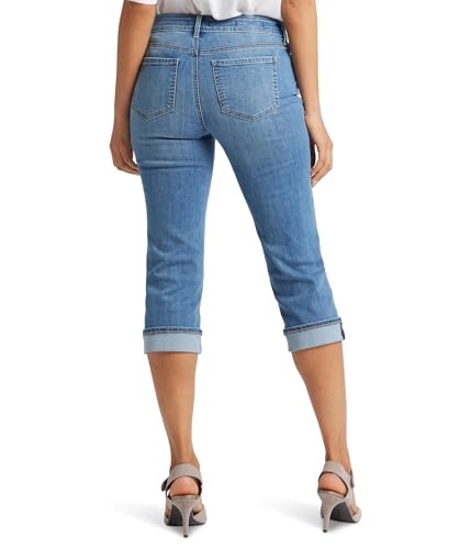 NYDJ Womens Petite Marilyn Crop in Water Canyon2