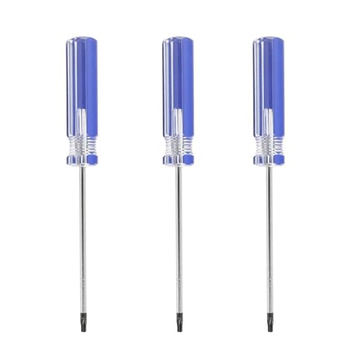 3 destornilladores Torx magnéticos T9 de 76 mm de longitud con mango antideslizante para mejorar la reparación de electrodomésticos