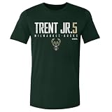 500 LEVEL Gary Trent Jr. Milwaukee Bucks Shirt - Gary Trent Jr. Milwaukee Bucks Elite WHT (Forest Green, XXX-Large)