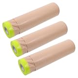 DOITOOL 3rouleaux Film De Masquage Papier Pour Aérographie Découpe De Gabarits Et Lettra...