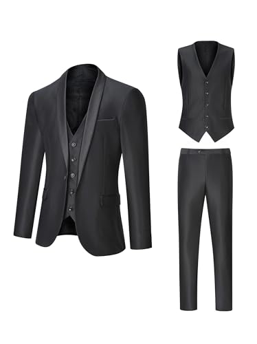 Men's 3 Piece Slim Fit Suit Set for Events