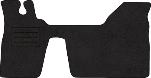 Tapis de sol avant en velours noir Lux pour Renault Master II (1998-2003), 1 pièce