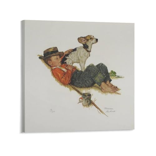Norman Rockwell m[}bNEFiNƌjA[g|X^[  |X^[ LoX EH[A[g 摜 G  |p ǂ̊G  \t@̔wiG12x12inch(30x30cm)