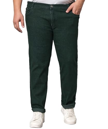 Image of STUDIO NEXX Regular Fit Cotton Lycra Blend Black Jeans