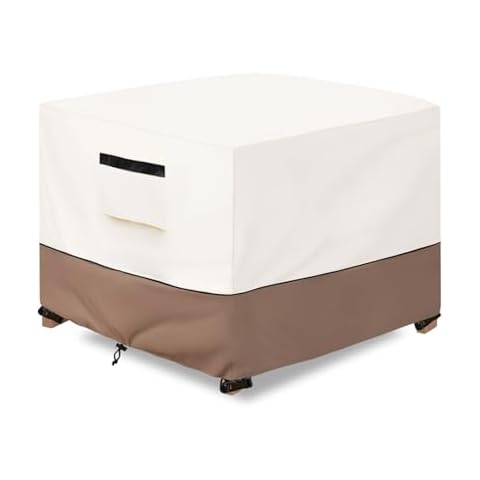 SoloToo Waterproof Square Patio Ottoman Cover Cover