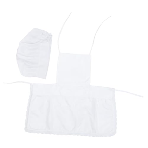 COLLBATH 1 Juego bebé cocinero conjunto gorro de bebe trajes de bebe niño Set de disfraces para bebé Disfraz de chef para fotos de recién nacidos Foto ropa Accesorios de fotografía de bebé