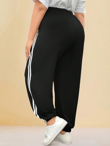 Image of dockstreet Baggy Joggers /Loose fit,High Waist Yoga Pants /Casual, Long Length Extra Baggy fit Lower Cotton for Women