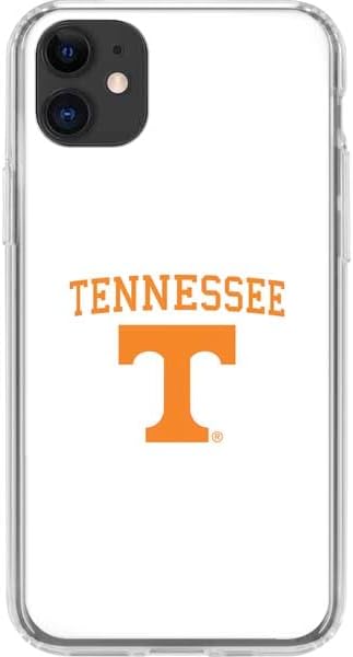 Skinit Clear Phone Case Compatible with iPhone 11 - Officially Licensed University of Tennessee-Knoxville T Logo Vols on Gray Design