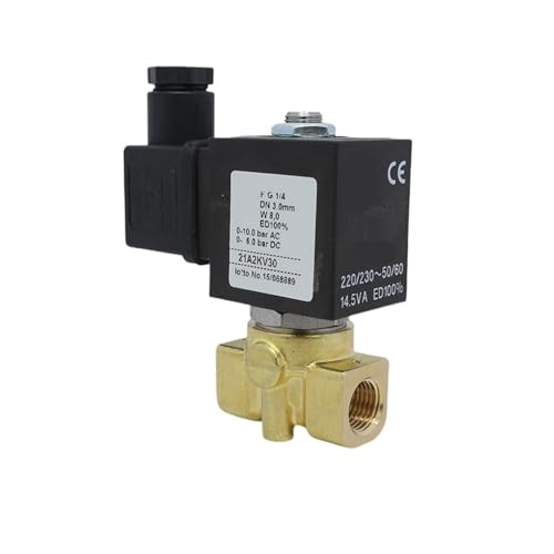 Électrovanne 21A2KV30 laiton de haute précision AC220V DC24V - 3