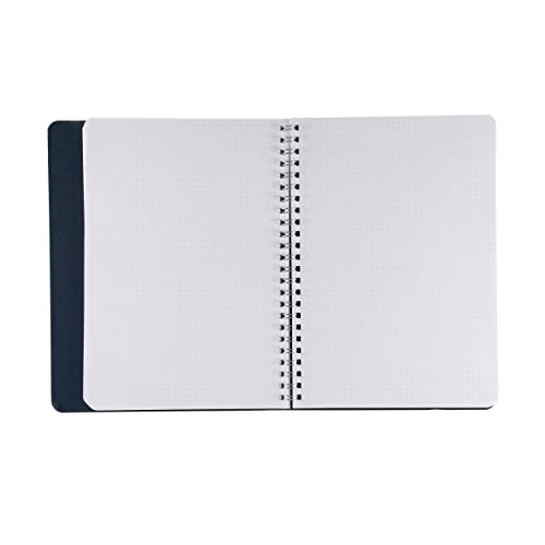 Fabriano Ecoqua Plus carnet de notes A5 pointillé noir avec spirale dissimulée - 4