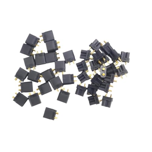 Connecteurs XT30-U mâles femelles et gaine thermo pour prise batterie lithium RC