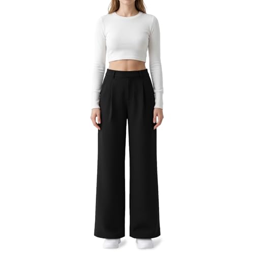 OctMoon Dress Pants Women - High Waisted Straight Leg Work...