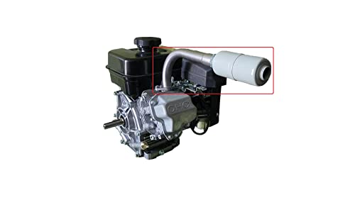 ARSPORT Exhaust with Muffler for: Subaru Robin EX17, EX13, Subaru Robin EX21, EX27 & Subaru Robin 6 HP SP170