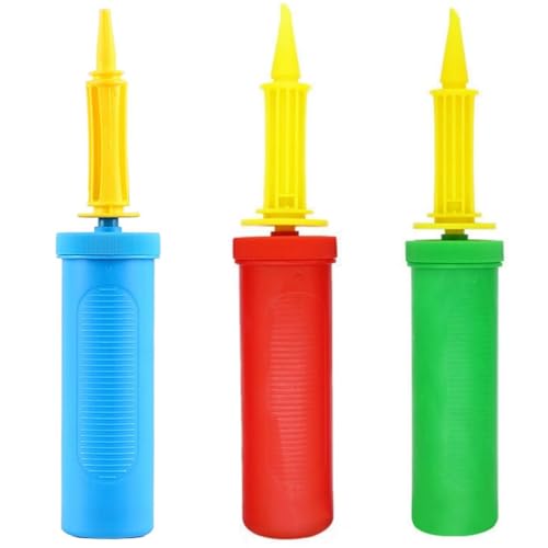 ハンドポンプ 空気入れ 3個入り 風船 チボール 2倍速ポンプ バルーン ポータブルポンプ バルーンエクスプレス バルーンポンプ（ランダムカラー）