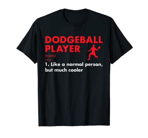 Deporte Player Definición Dodgeball Camiseta