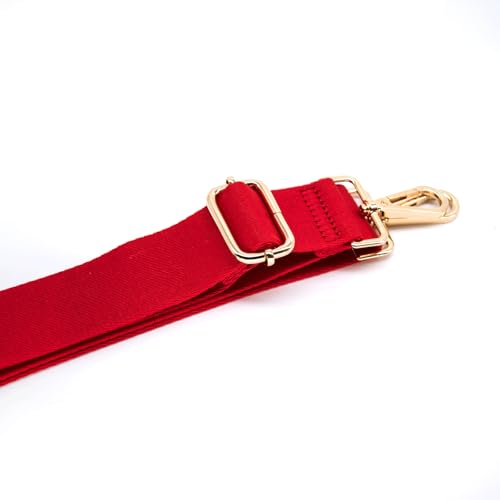 Image of S&loyoe Thickened Solid Color Purse Straps Replacement Crossbody Bag Strap Adjustable Wide Guitar Straps for Handbags 1.5inch
