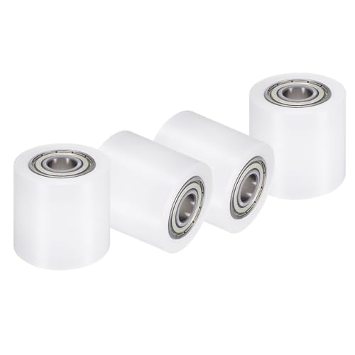 Rueda de nylon con rodamientos para eliminar el ruido y desgaste en guías CNC