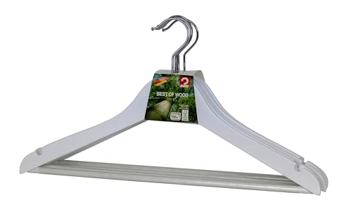 Aspetto uniforme: Tutti gli appendiabiti MAWA hanno la stessa altezza di appendimento, garantendo una logica coerenza di presentazione nel suo guardaroba