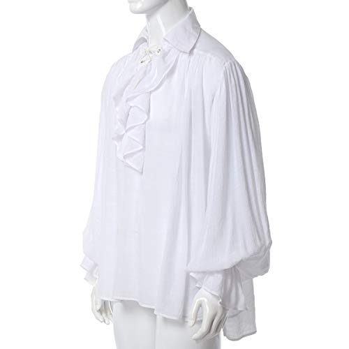 GRACEART Men's Pirate Shirt Costume (White, Medium) steampunk buy now online GRACEART Men's Pirate Shirt Costume (White, Medium) steampunk buy now online