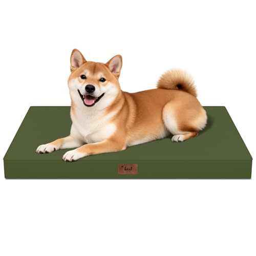 Tail Stories Outdoor Waterproof Orthopedic Dog Bed for Medium Size Dogs