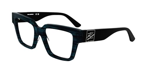 Karl Lagerfeld Unisex Karl Lagerfeld KL6196 422 Optische Fassungen Acetat Blau  Quadratisch Normal