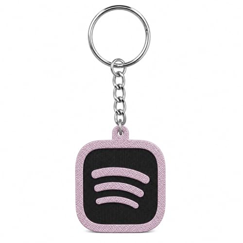 NFC Social Media Keychain with Smart Contact Sharing, Multiple Colors, Digital Networking Tool (SP, Light Pink)