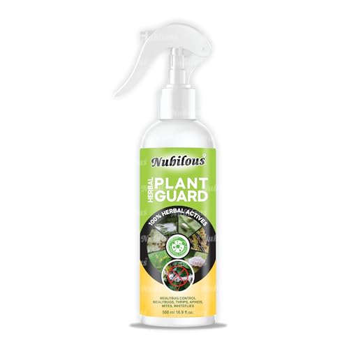Nubilous 500 ML Plant Guard | Ready to Use Organic Cold Pressed Pure Neem Oil Spray for Indoor and Outdoor Plants | Removes Mealybugs, Fungus and Other Pests from Plants