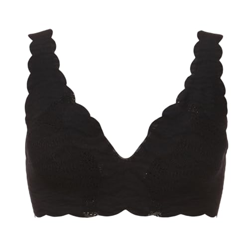 [トリンプ] スロギー ゼロ フィール レース ボタニカル ハーフトップ 0004(ブラック) Mサイズ