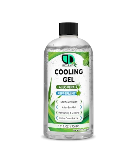 DD Teck Aloe Vera & Peppermint Cooling Gel 30ml – Vegan, Made in the UK