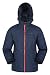 Produktbild Mountain Warehouse Torrent wasserdichte Kinderjacke - versiegelte Nähte, Reißverschlusstaschen, verstellbare Funktionen - ideal zum Reisen, Campen, Wandern, Frühling Dunkelblau 9-10 Jahre