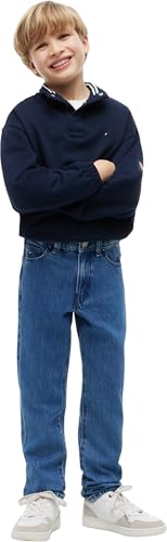 Jean Straight Mid Wash Tommy Hilfiger Garçon bleu droit - 4