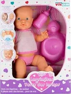 muñeca bebe lagrimitas
