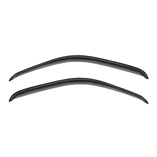 Gldifa Smoke Front Window Visors Compatible With 1995-2004 Toyota Tacoma Sun/Rain Guards Wind Deflectors 2Pcs #TOP10