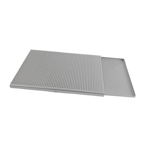 Plaque de cuisson rectangulaire en aluminium robuste de 2 mm - 8